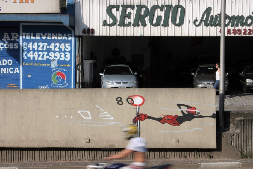 Aparição do Saci Urbano na Avenida Perimetral, em Santo André, ABC paulista